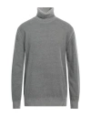 Outfit Out/fit Man Turtleneck Grey Size Xxl Wool, Polyamide In Gray