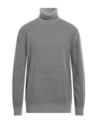 Outfit Out/fit Man Turtleneck Grey Size Xxl Wool, Polyamide In Gray