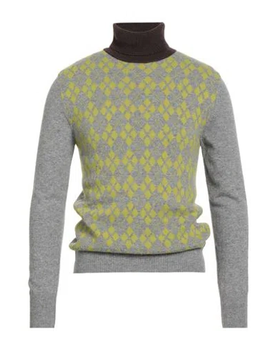 Outfit Out/fit Man Turtleneck Light Grey Size Xxl Viscose, Polyamide, Wool, Cashmere