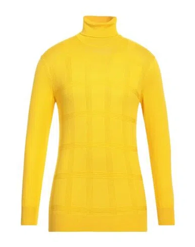 Outfit Out/fit Man Turtleneck Marigold Size Xl Acrylic, Wool In Yellow