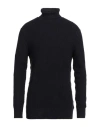 Outfit Out/fit Man Turtleneck Midnight Blue Size S Viscose, Nylon In Blue