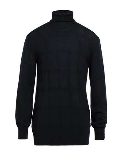 Outfit Out/fit Man Turtleneck Midnight Blue Size Xxl Acrylic, Wool