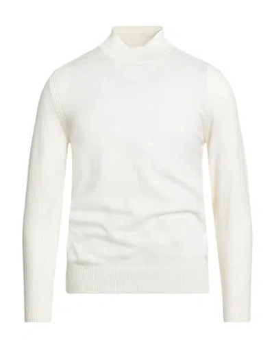 Outfit Out/fit Man Turtleneck Off White Size 3xl Viscose, Polyamide