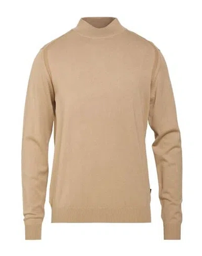 Outfit Out/fit Man Turtleneck Sand Size Xl Viscose, Polyamide In Neutral