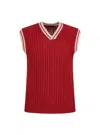 Outfit Men's Vest  ♪ In Red
