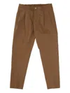 Outfit Pleated Trousers In Brown