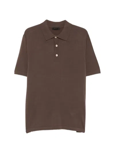Outfit 반소매 폴로 셔츠 In Brown