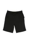 Outhere Logo-patch Drawstring Shorts In Black
