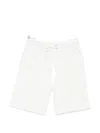 Outhere Drawstring Logo-patch Shorts In White