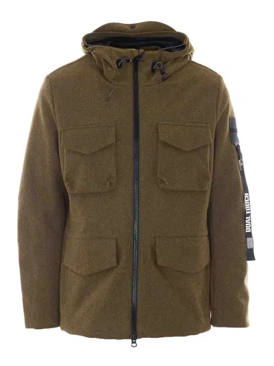 Outhere Chaqueta Casual - Verde In Animal Print