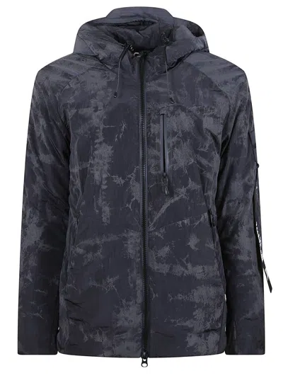 Outhere Heat-sensitive Camouflage Jacket With Padded Lining And Hood In Black