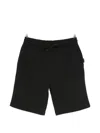 Outhere Logo-patch Drawstring Shorts In Black