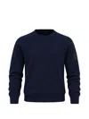 Outhere Logo-patch Raglan-sleeve Sweater In Blue