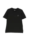 Outhere Logo-patch T-shirt In Black
