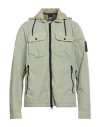 Outhere Man Jacket Sage Green Size L Polyamide In Green