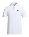 Outhere Man Polo Shirt White Size Xl Polyamide