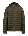 Outhere Man Puffer Military Green Size S Polyamide In Green
