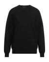 Outhere Man Sweater Black Size Xl Recycled Viscose, Pbt - Polybutylene Terephthalate