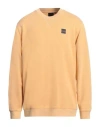Outhere Man Sweatshirt Apricot Size Xl Cotton In Orange