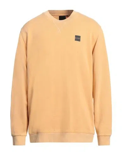 Outhere Man Sweatshirt Apricot Size Xl Cotton In Orange