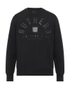 Outhere Man Sweatshirt Black Size Xl Cotton In Blue