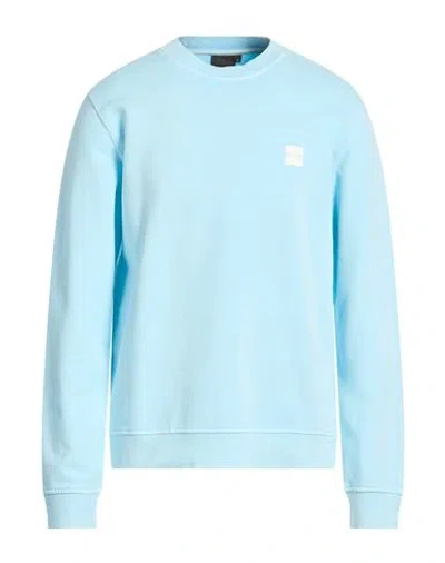 Outhere Man Sweatshirt Light Blue Size M Cotton