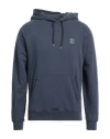 Outhere Man Sweatshirt Navy Blue Size L Cotton In Navy Blue