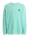 Outhere Man Sweatshirt Turquoise Size Xl Cotton In Blue