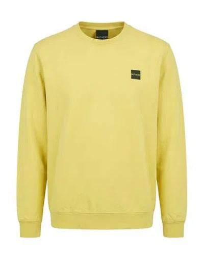 Outhere Man Sweatshirt Yellow Size Xl Cotton, Elastane
