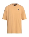 Outhere Man T-shirt Apricot Size M Cotton In Orange