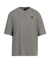 Outhere Man T-shirt Grey Size S Cotton
