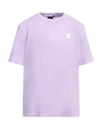 Outhere Man T-shirt Lilac Size Xxl Cotton In Purple