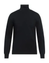 Outhere Man Turtleneck Black Size Xxl Recycled Viscose, Pbt - Polybutylene Terephthalate