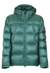 Outhere Down Jacket Green In Green