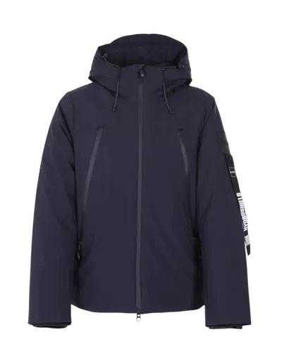 Outhere Navy Cinquecentouno Corto Waterproof Padded Down Jacket In Blue