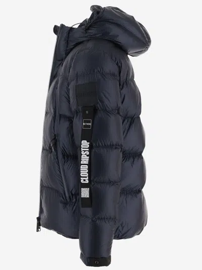 Outhere Quilted Down Down Jacket In Blue
