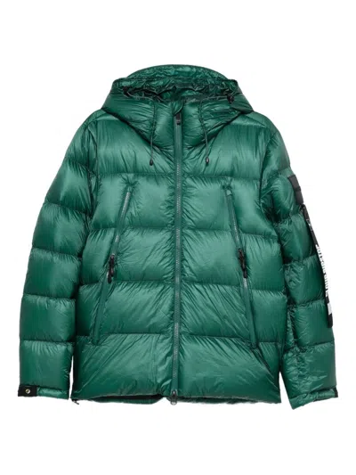 Outhere 'strife Evergreen' Down Jacket In Green