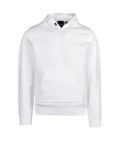 Outhere White Polyester Hooded Sweatshirt