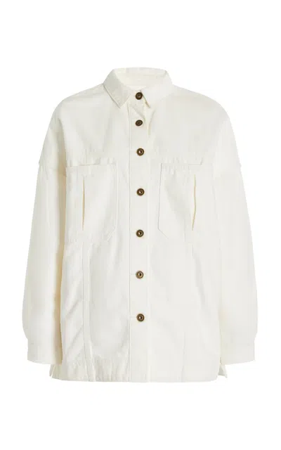 Outland Denim Jenny Denim Jacket In White