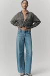 Outland Denim Melrose Low-rise Baggy Jeans In Blue