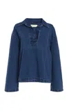 Outland Denim Sofia Cotton Shirt In Blue