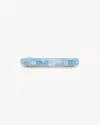 Outlet Midi Paris Barrette In Blue Shell Checker In Multi