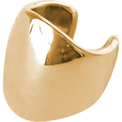 Outofoffice Gold Ear Cuff Statement Moon Earring