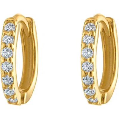 Outofoffice Gold Eight Mm Huggie Hoop Earring