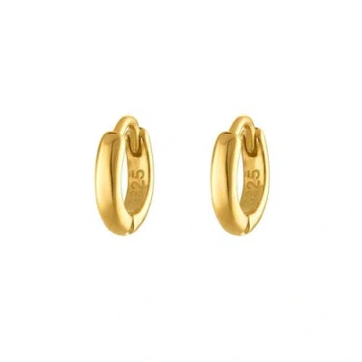 Outofoffice Gold Six Mm Huggie Hoop Earring