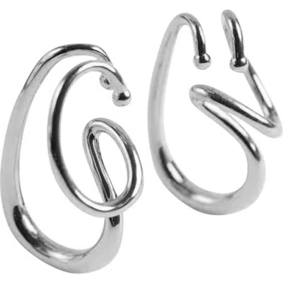 Outofoffice London Silver Ear Cuff