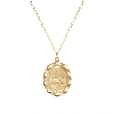Outofoffice Star Of David Gold Charm Necklace