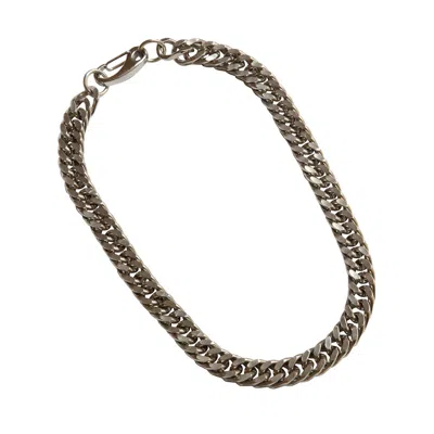 Outofoffice Women's Chunky Silver Chain Necklace Statement Link Modern
