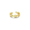 Outofoffice Women's Ear Cuff Chain Vermeil Gold In Gold
