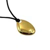 Outofoffice Women's Gold / Black Helena Gold Cord Vegan Leather Necklace